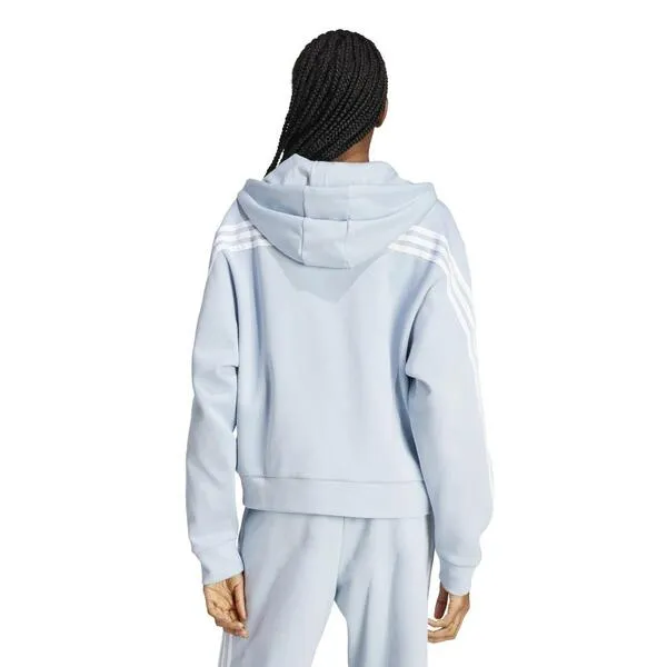 Chaqueta Mujer Adidas 3S FZ Azul celeste