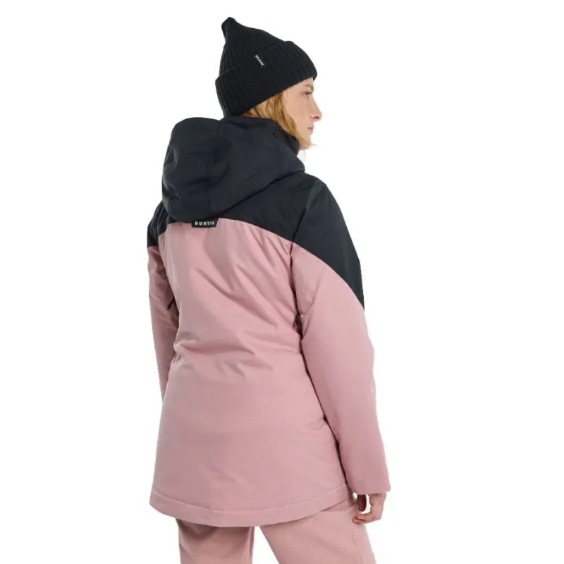 Chaqueta para mujer Burton Lelah (True Black/Powder Blush)