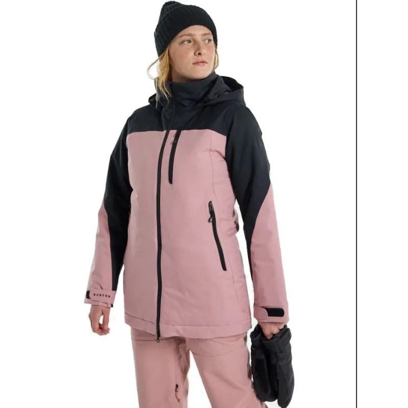 Chaqueta para mujer Burton Lelah (True Black/Powder Blush)