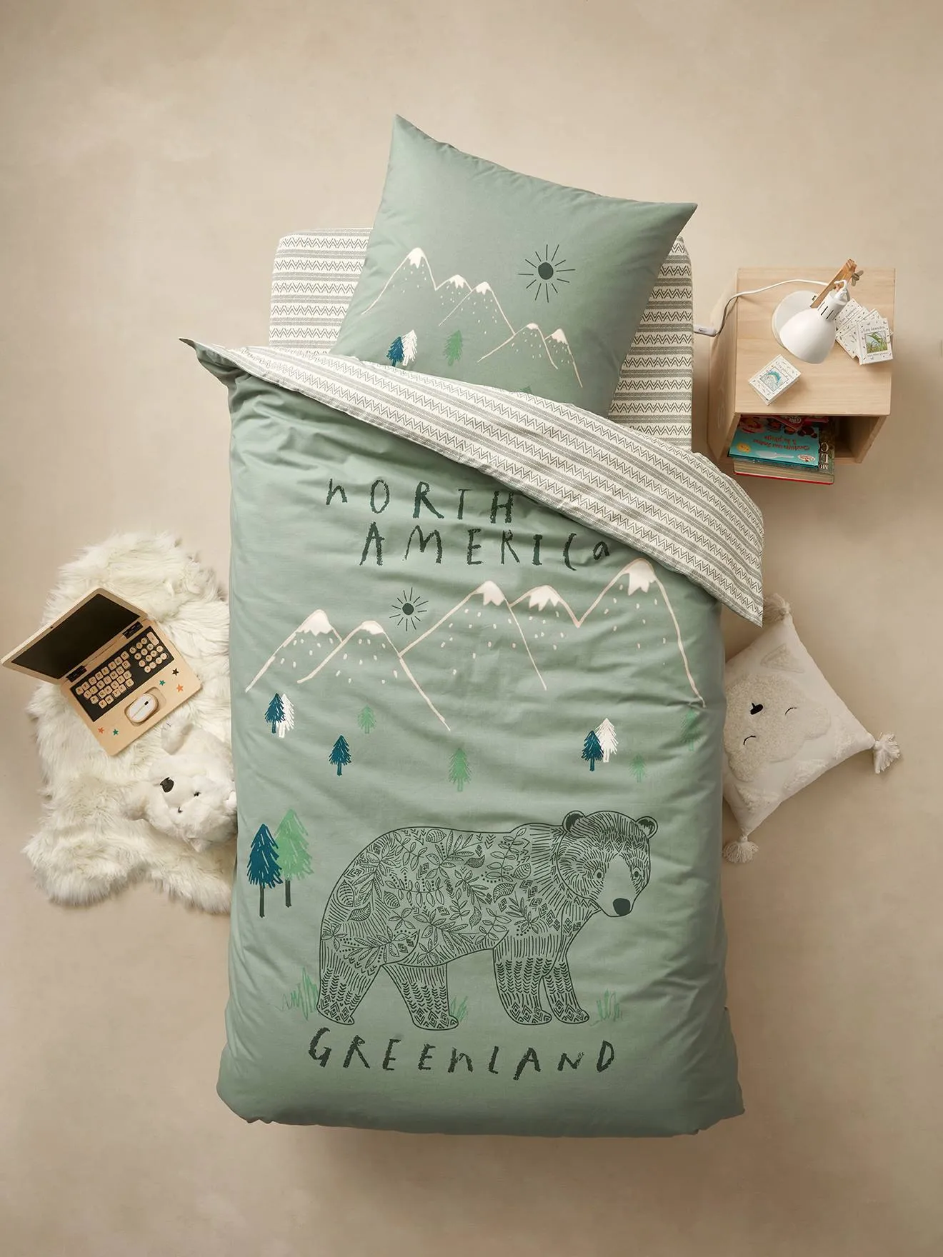Conjunto de funda nórdica + funda de almohada Nómada