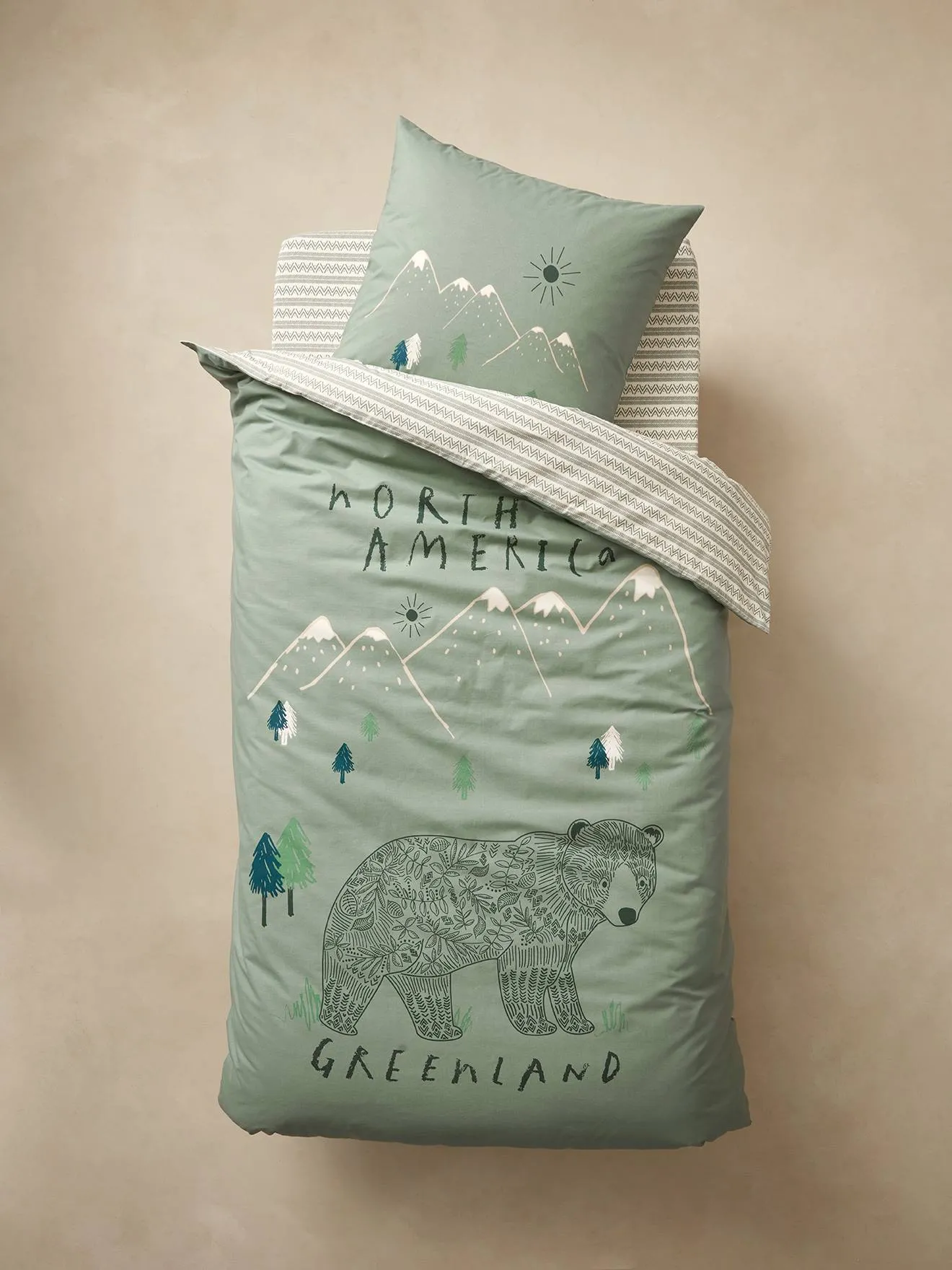Conjunto de funda nórdica + funda de almohada Nómada