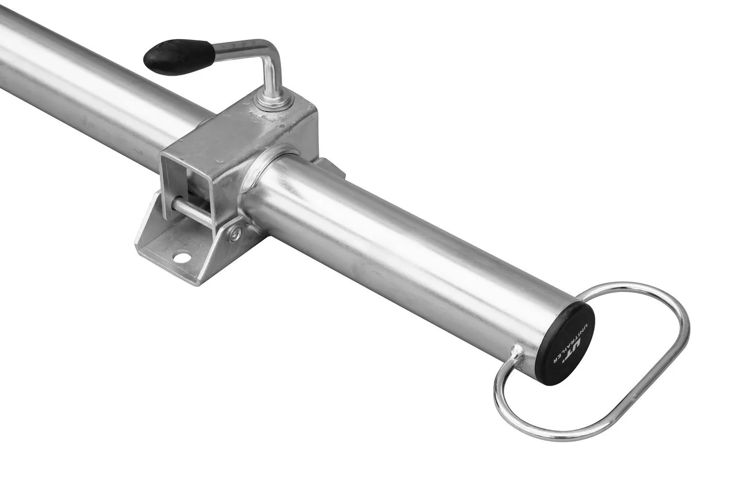 CONJUNTO: DOS PIES DE APOYO CON ABRAZADERAS PARA REMOLQUES UNITRAILER 60 CM  FI 48 MM