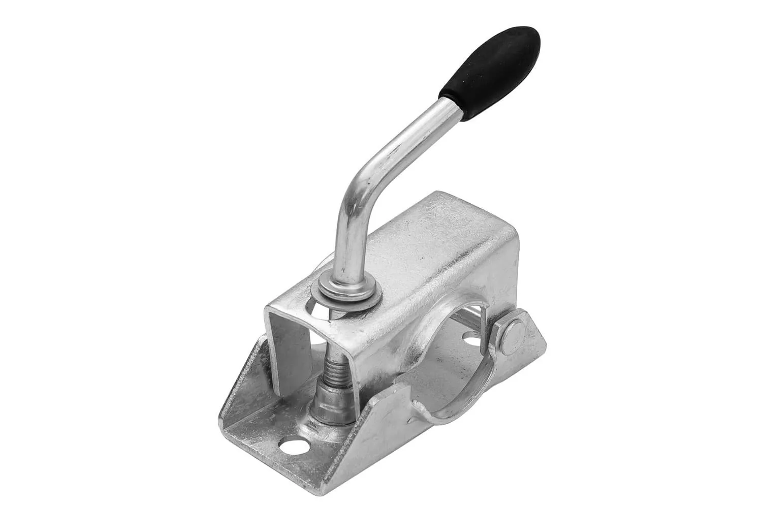 CONJUNTO: DOS PIES DE APOYO CON ABRAZADERAS PARA REMOLQUES UNITRAILER 60 CM  FI 48 MM