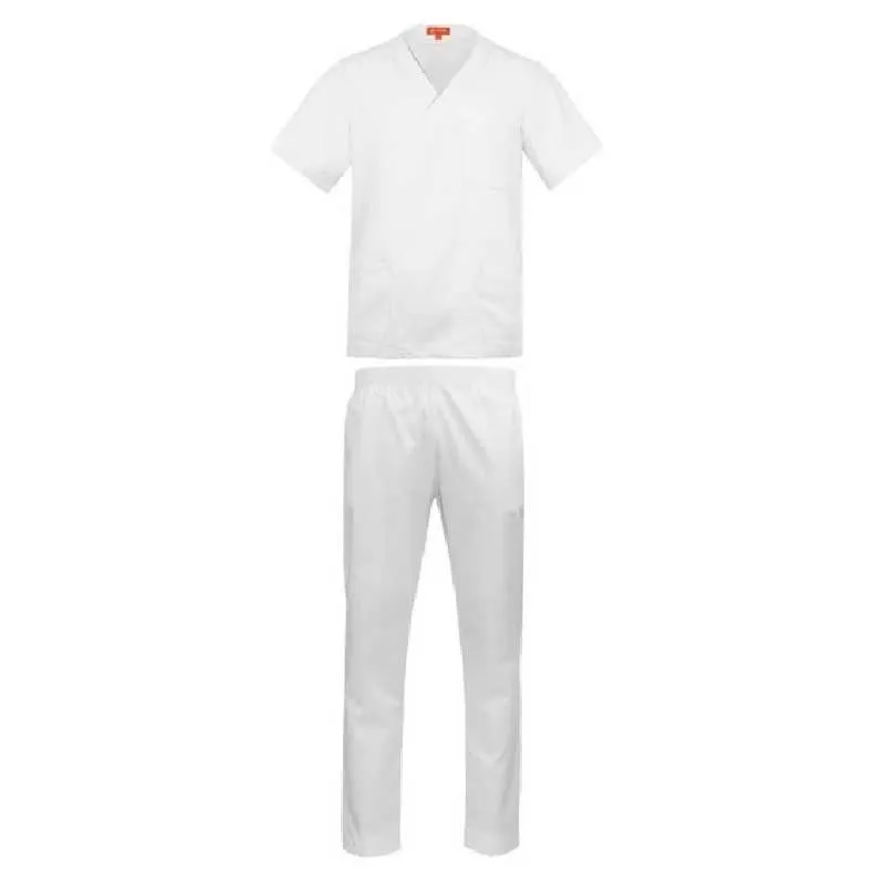 CONJUNTO PIJAMA SANITARIO BLANCO OSLO  ROGER