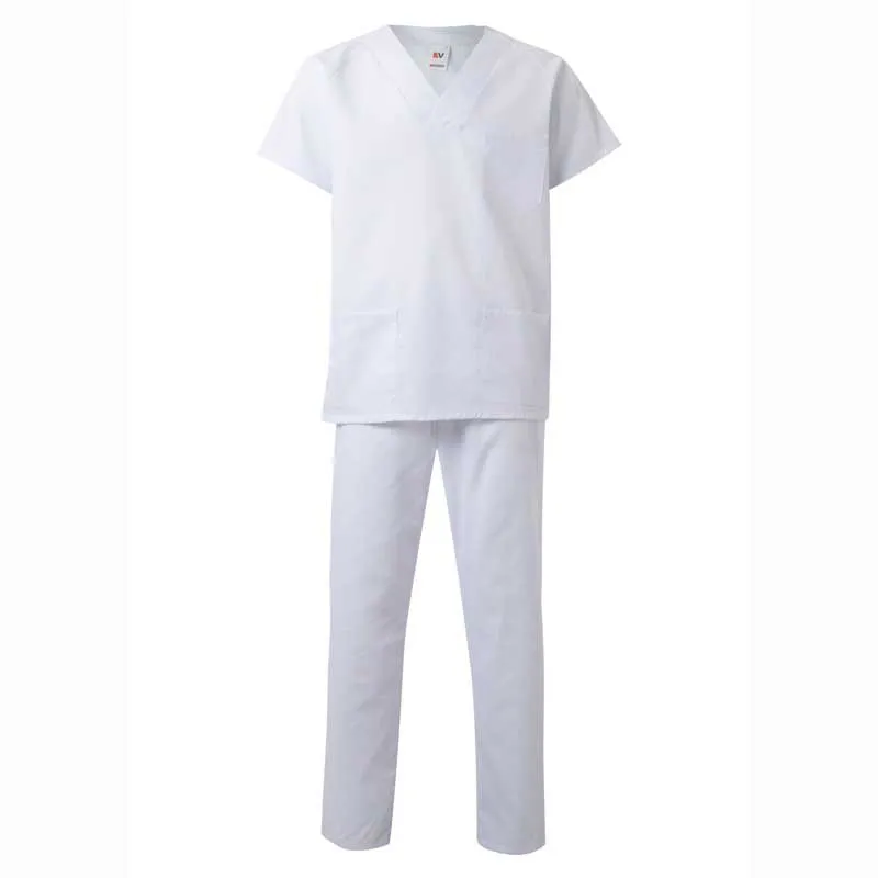CONJUNTO PIJAMA SANITARIO BLANCO  VELILLA 800