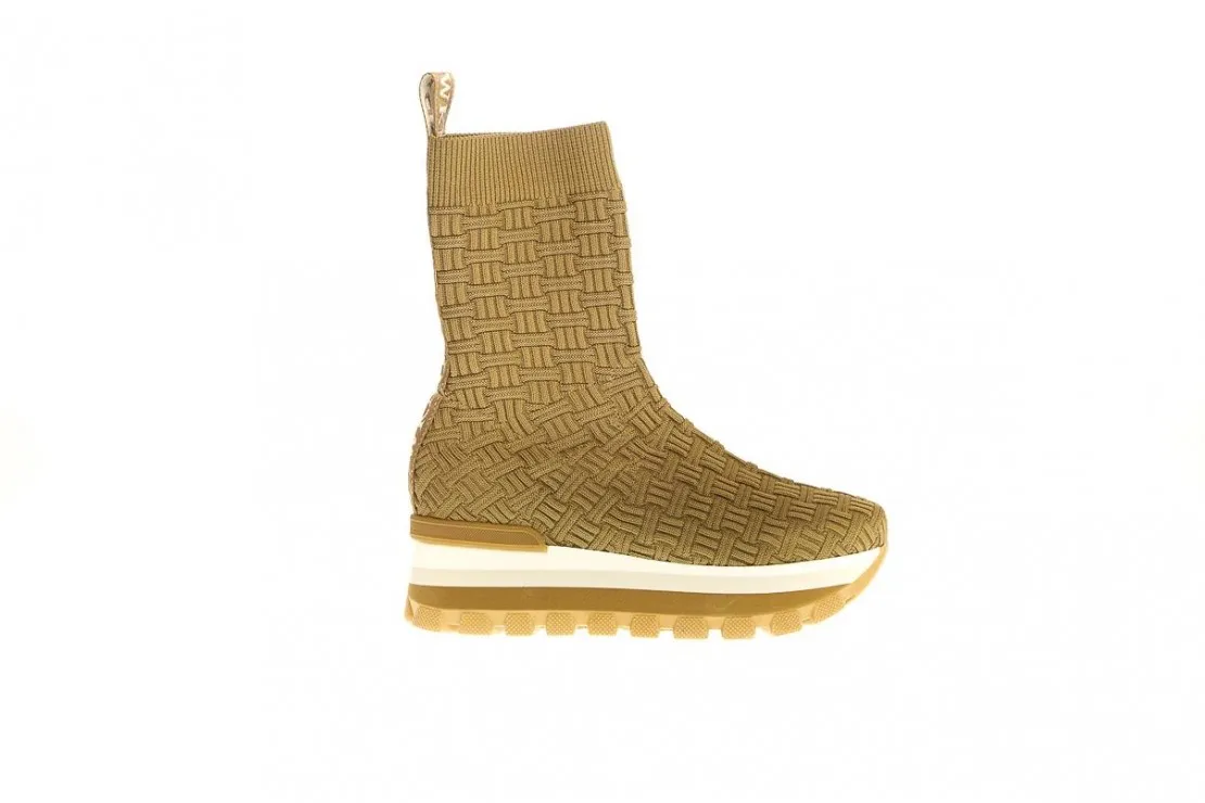 Deportiva Calcetin Mujer Beig Sock Trenza 27324 Weekend And Pedro Miralles