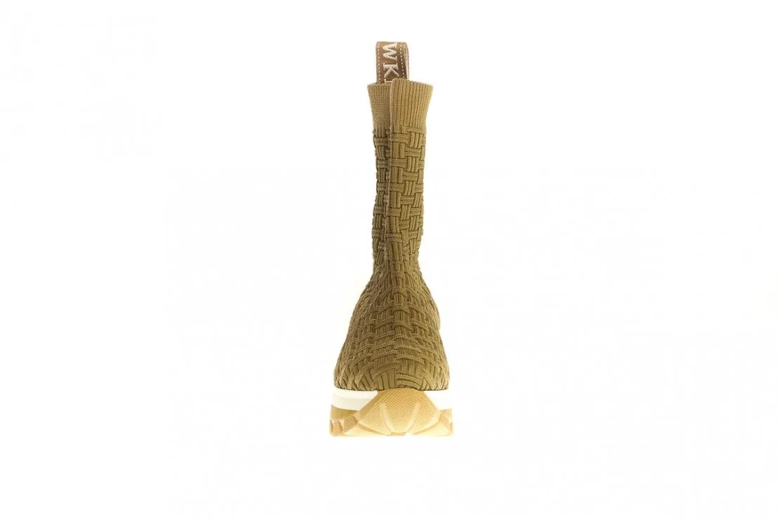 Deportiva Calcetin Mujer Beig Sock Trenza 27324 Weekend And Pedro Miralles
