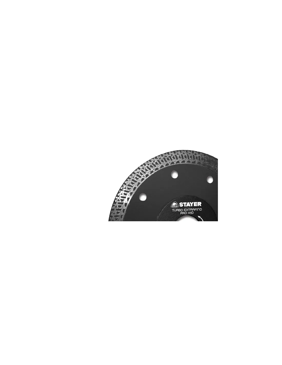 Disco Porcelánico Stayer Turbo Extrafino Pro H10 | Ø 115R x 22.2 mm | Amoladora angular