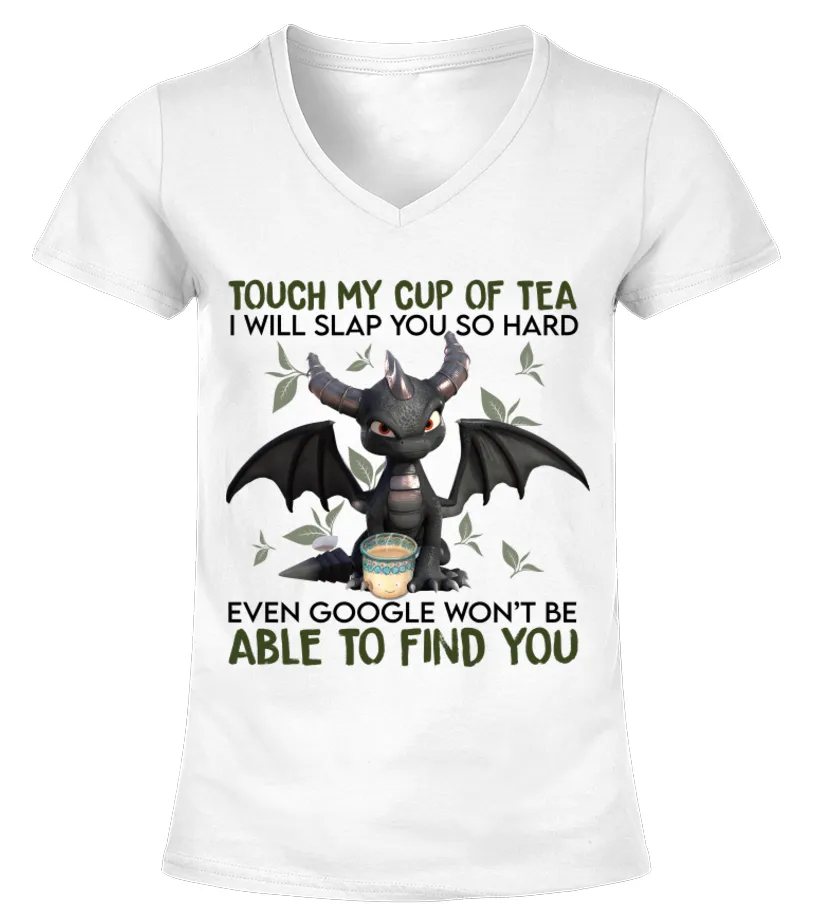 Dragon Tea Camiseta cuello pico Mujer