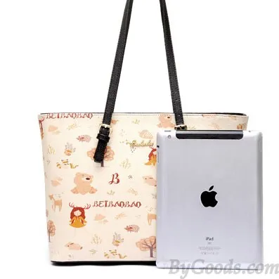 Elegant Ladies Fairy Tale Happy Girls Cartoon Tote Handbags