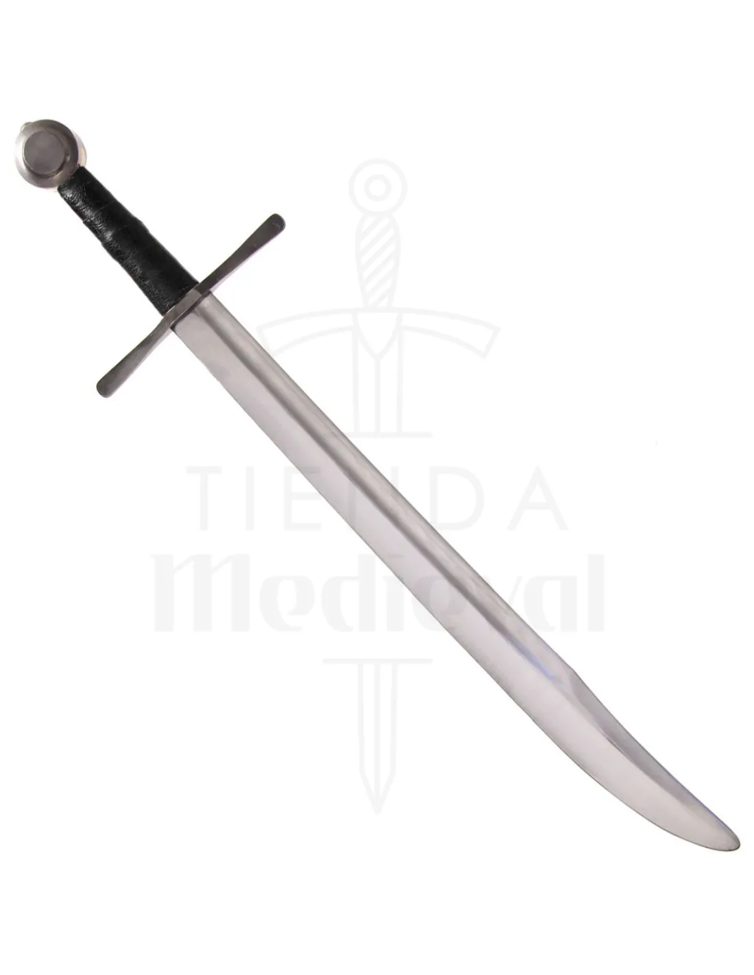Espada Gótica de combate Falchion, guarda recta