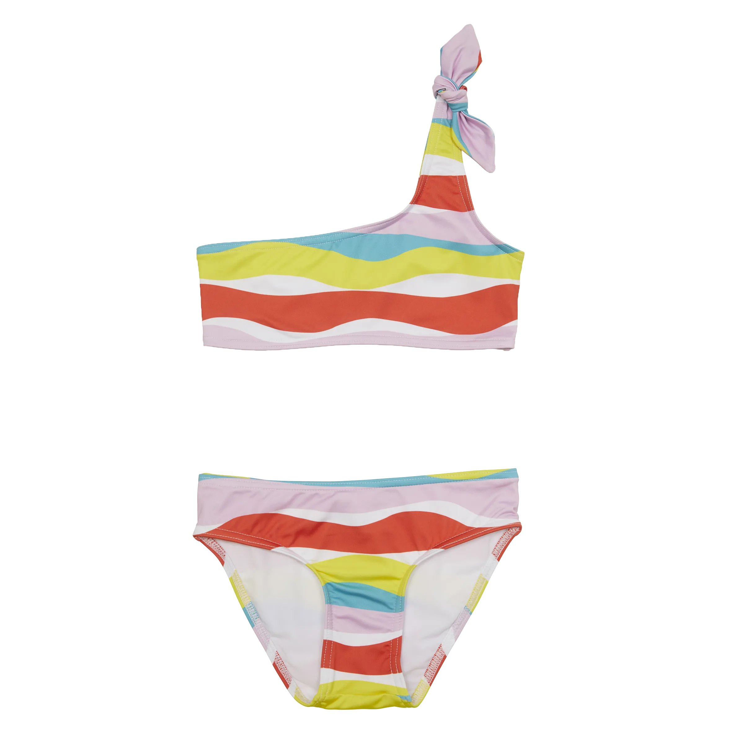 EVA  BAñADOR A RAYAS EN MULTICOLOR