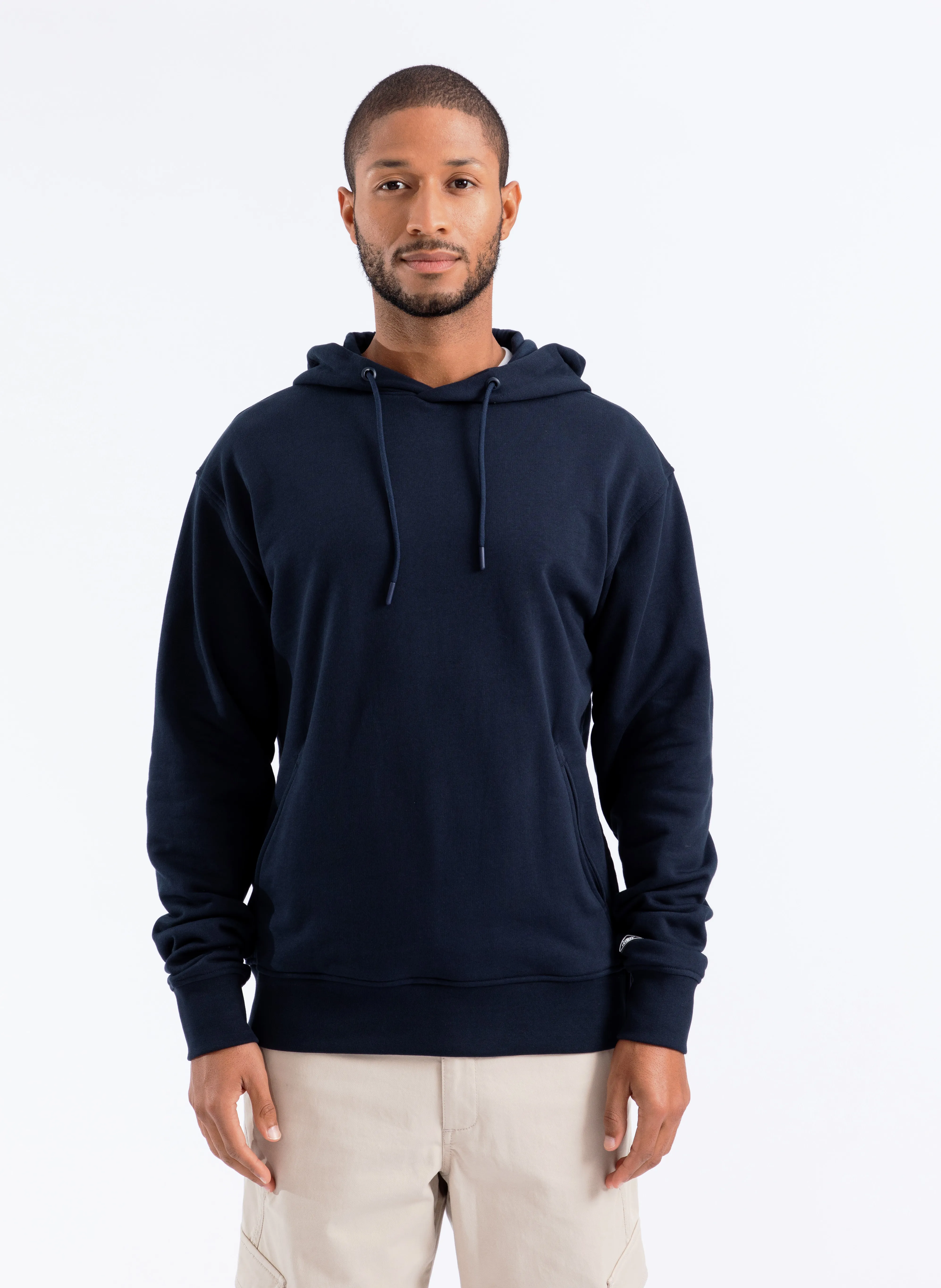 EVASION  SUDADERA HOLGADA DE ALGODóN CON CAPUCHA EN AZUL