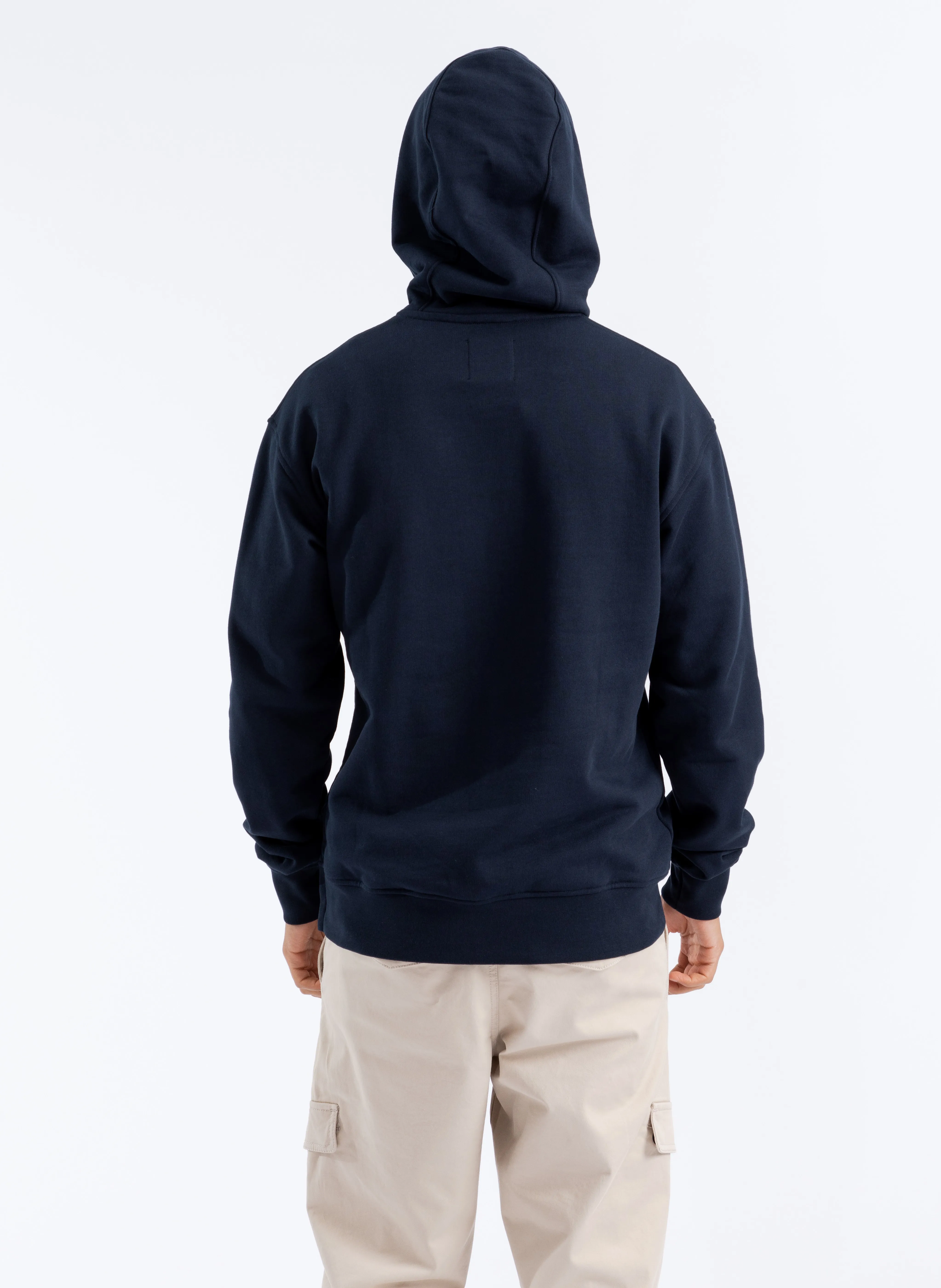 EVASION  SUDADERA HOLGADA DE ALGODóN CON CAPUCHA EN AZUL