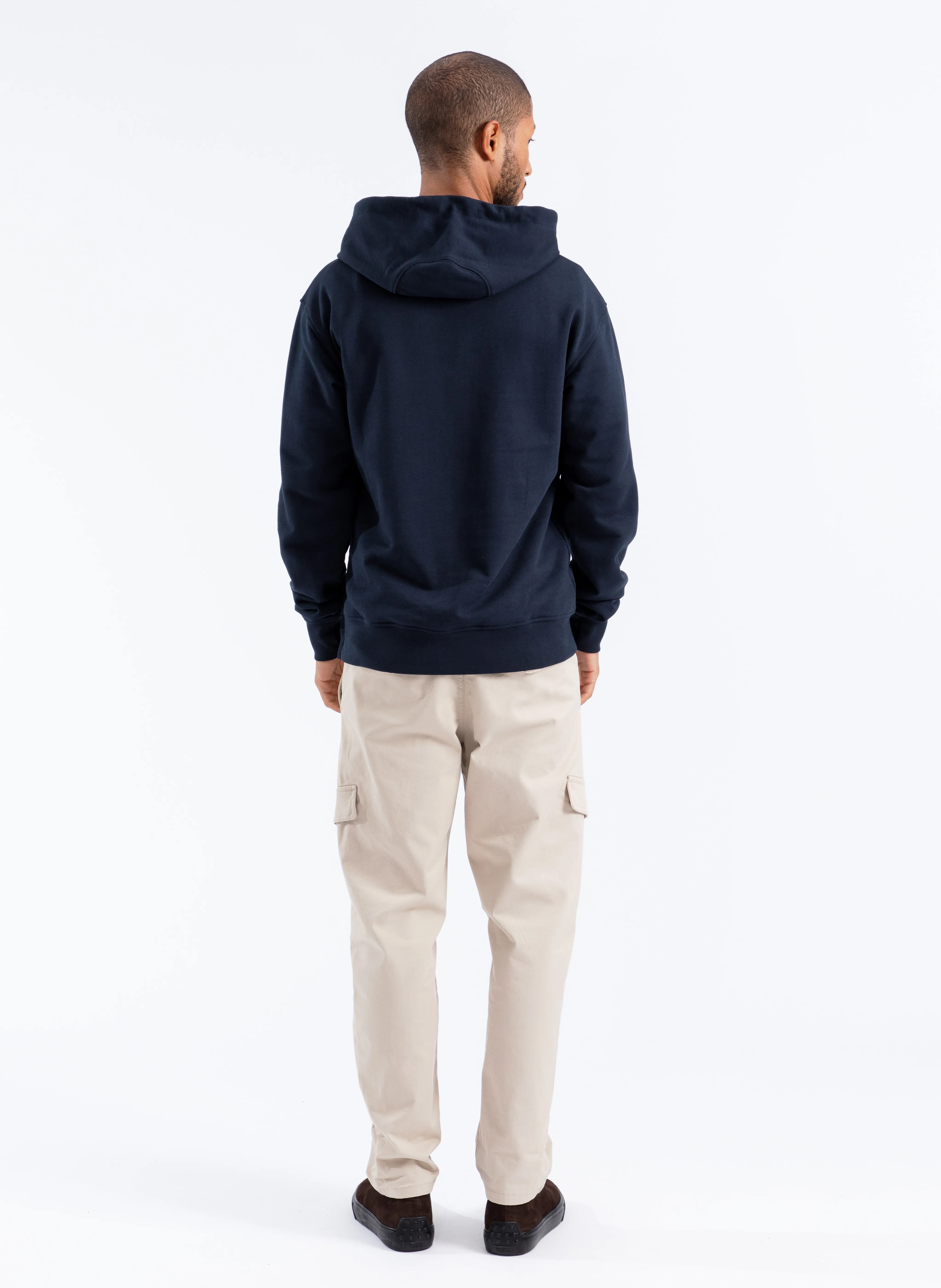 EVASION  SUDADERA HOLGADA DE ALGODóN CON CAPUCHA EN AZUL