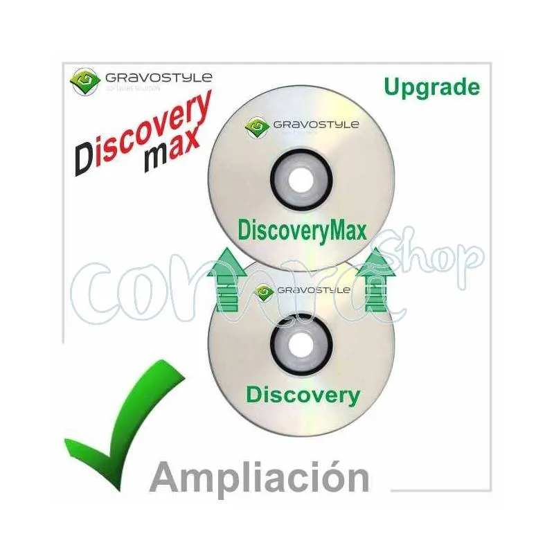 Gravostyle´9 DISCOVERYMAX. Ampliación desde Discovery