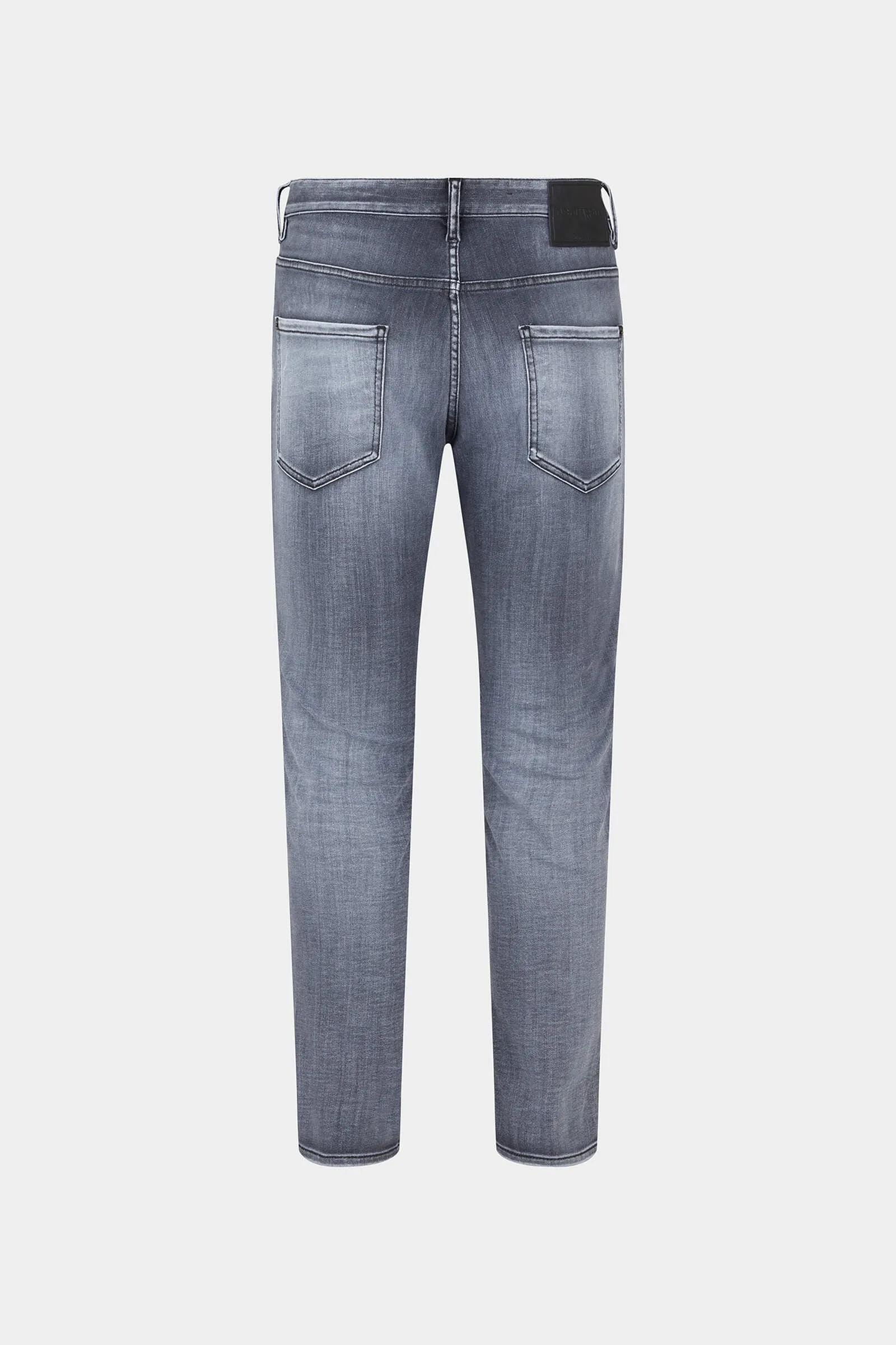 GREY PROPER WASH SKATER JEANS