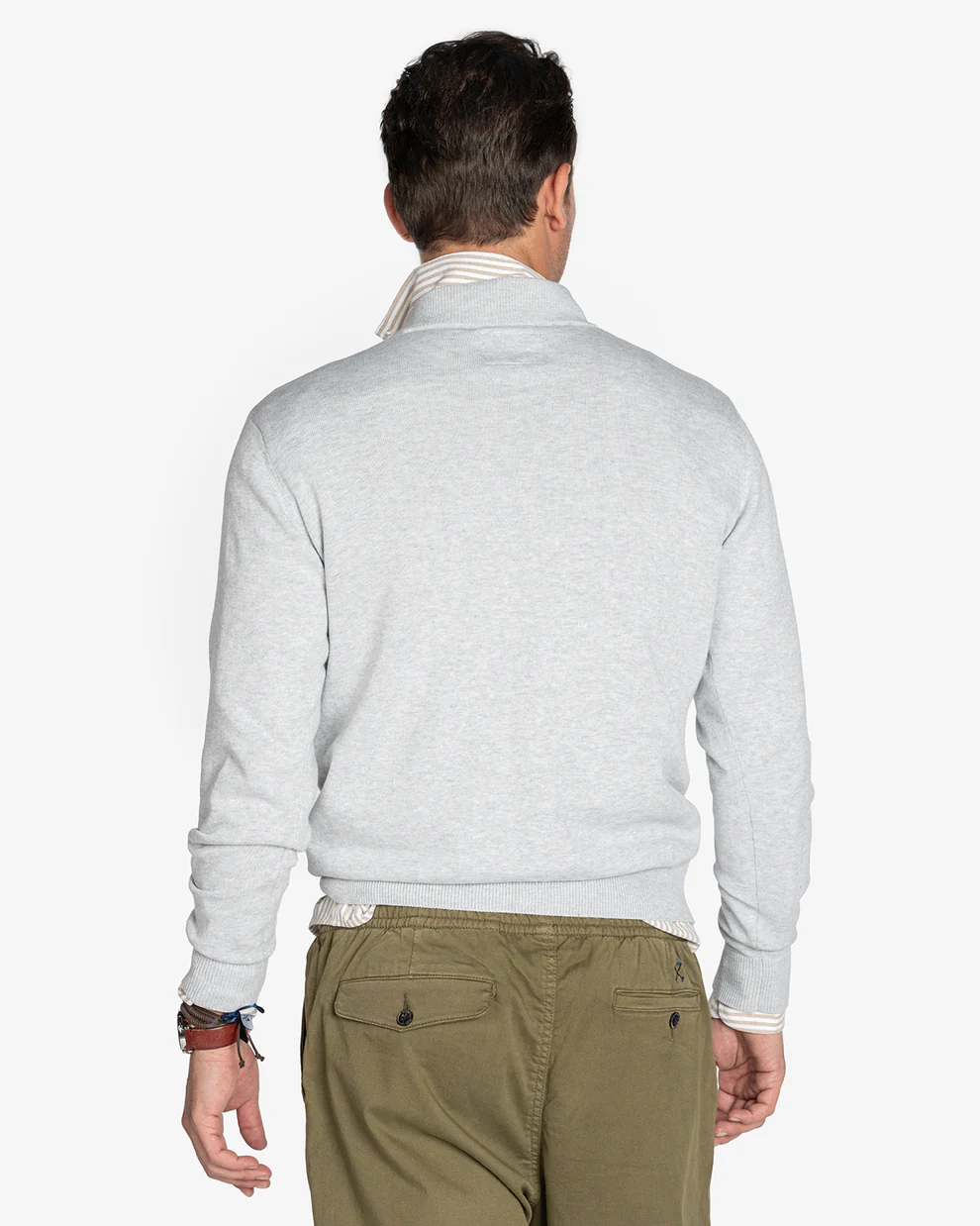 Harper jersy icon zipper medium grey