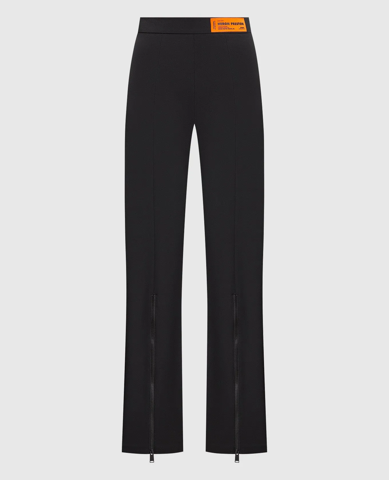 Heron Preston Black pants with logo patch