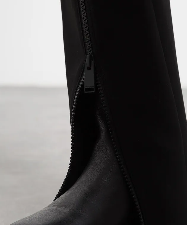 Heron Preston Black pants with logo patch