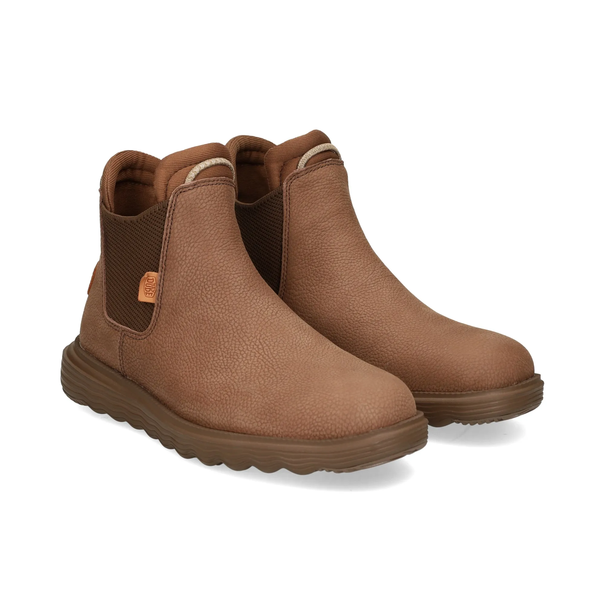 HEY DUDE Botines de Hombre 255 BROWN