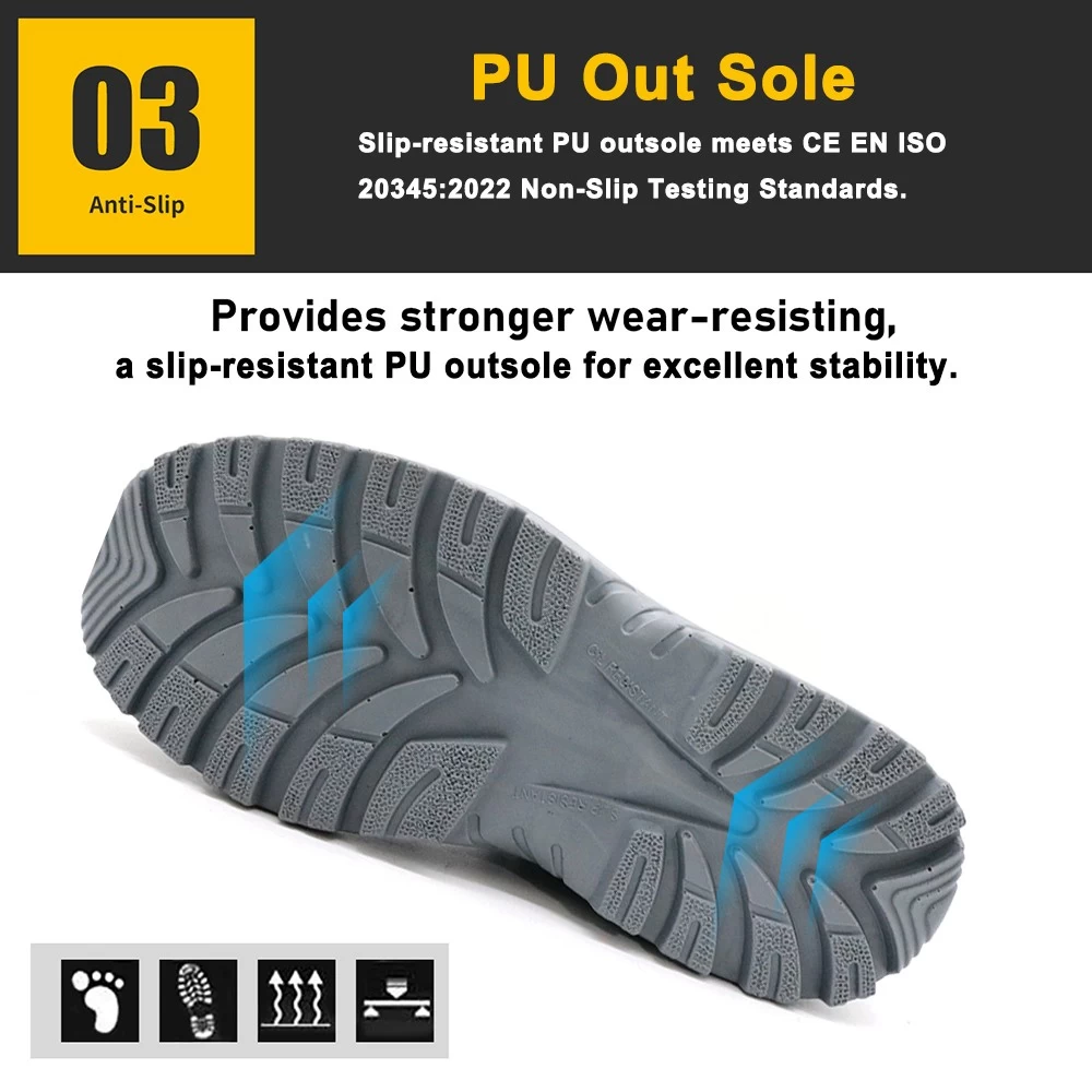 HS1030 OIL SLIP RESISTANT STEEL TOE CHEAP PRICE MEN SAFETY SHOES FOR INDUSTRIAL  COPY  QQFHC5
