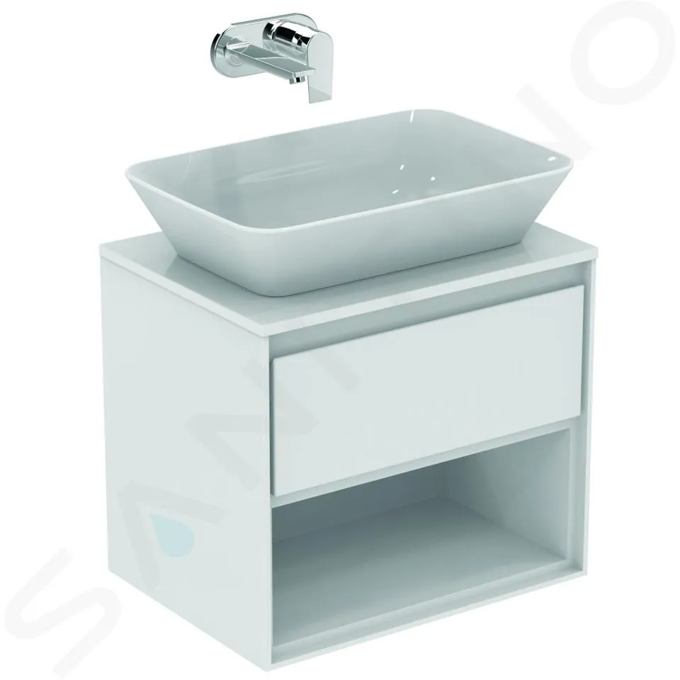 IDEAL STANDARD CONNECT AIR  PLACA SUPERIOR 604 X 18 X 442 MM, MARRóN OSCURO MATE LACADO E0848VY