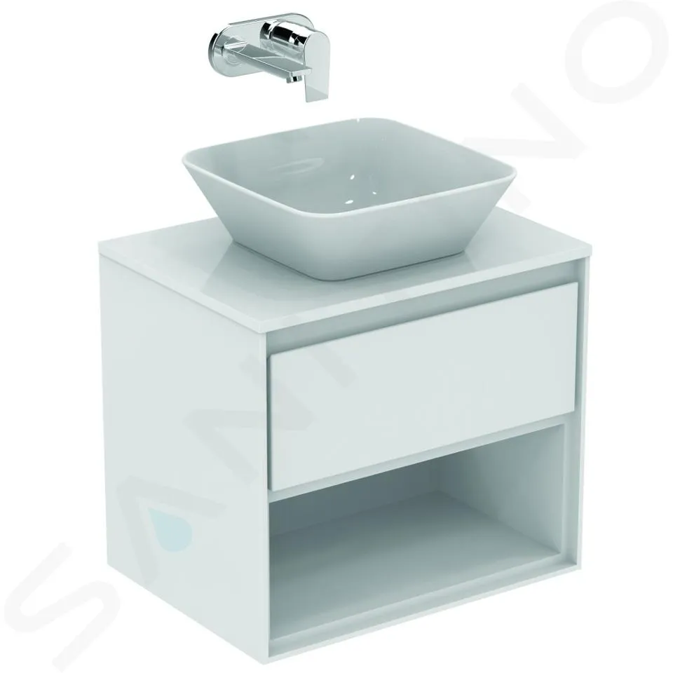 IDEAL STANDARD CONNECT AIR  PLACA SUPERIOR 604 X 18 X 442 MM, MARRóN OSCURO MATE LACADO E0848VY