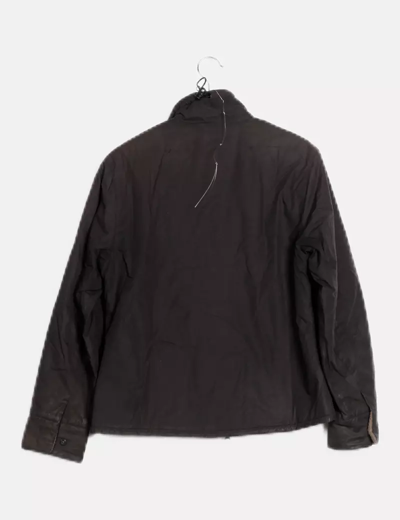 Jack Wolfskin Abrigo gris acolchado