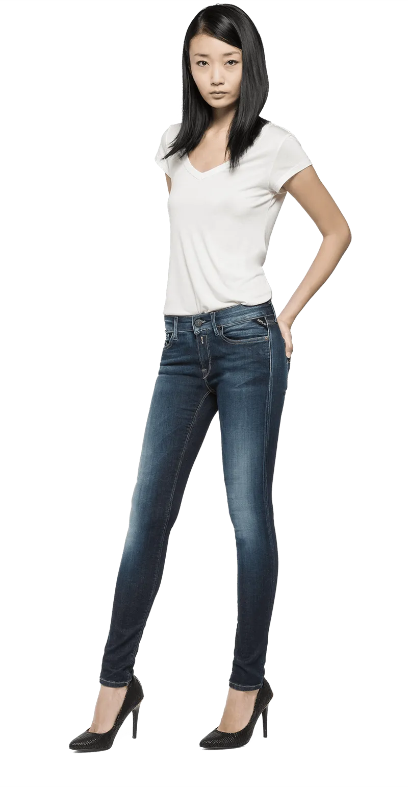 Jean Stretch Para Mujer Luz Hyperflex Replay 10724