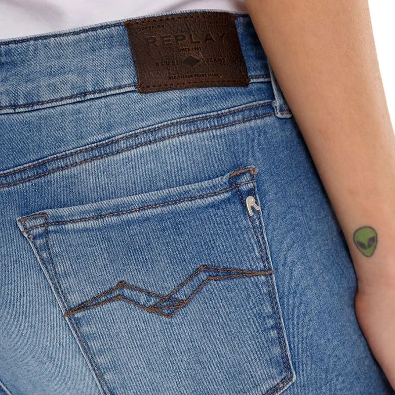 Jean Stretch Para Mujer Luz Replay 21462