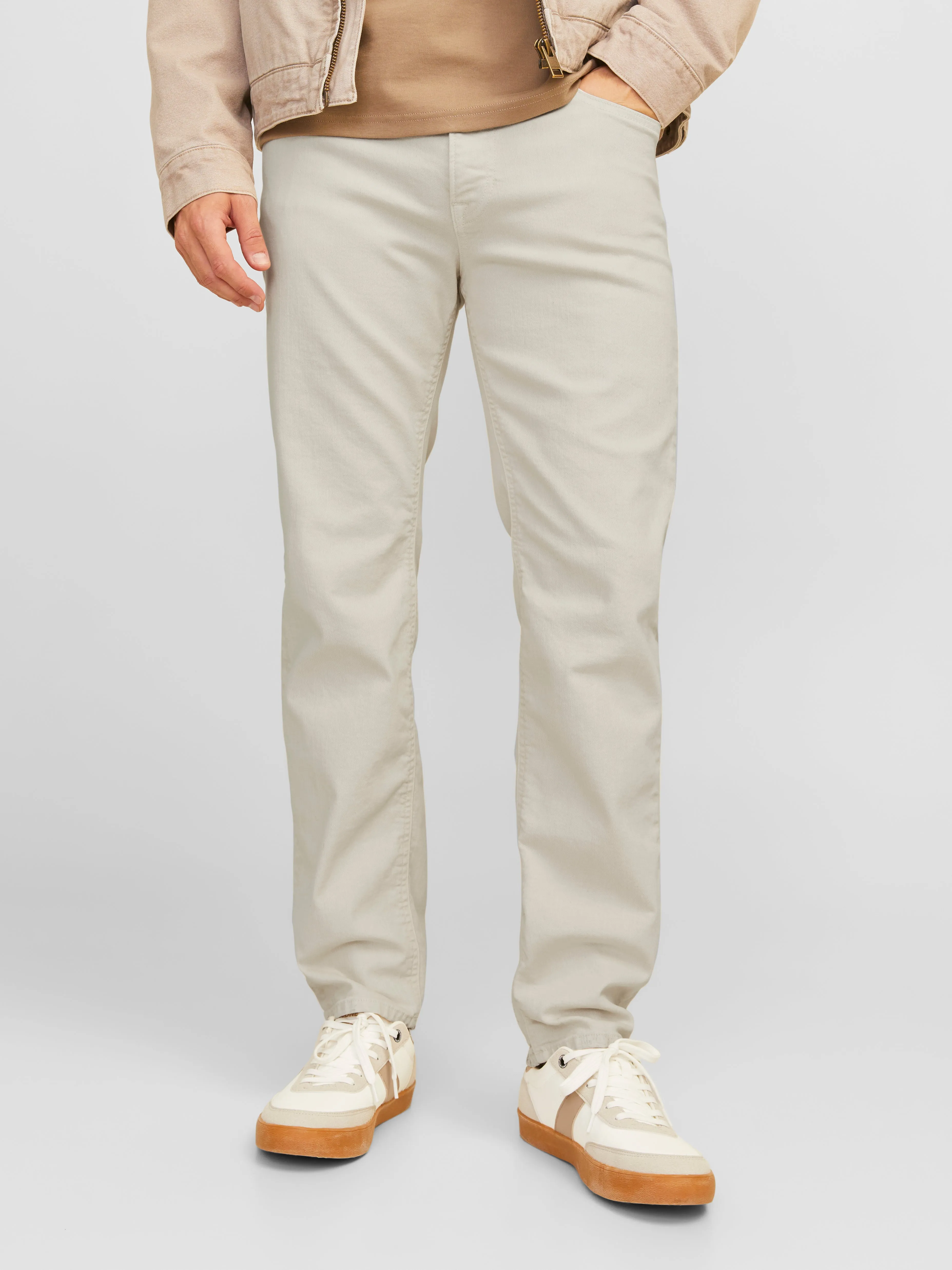 JJICLARK JJORIGINAL SQ 360 Vaqueros Corte regular | Blanco | Jack & Jones®