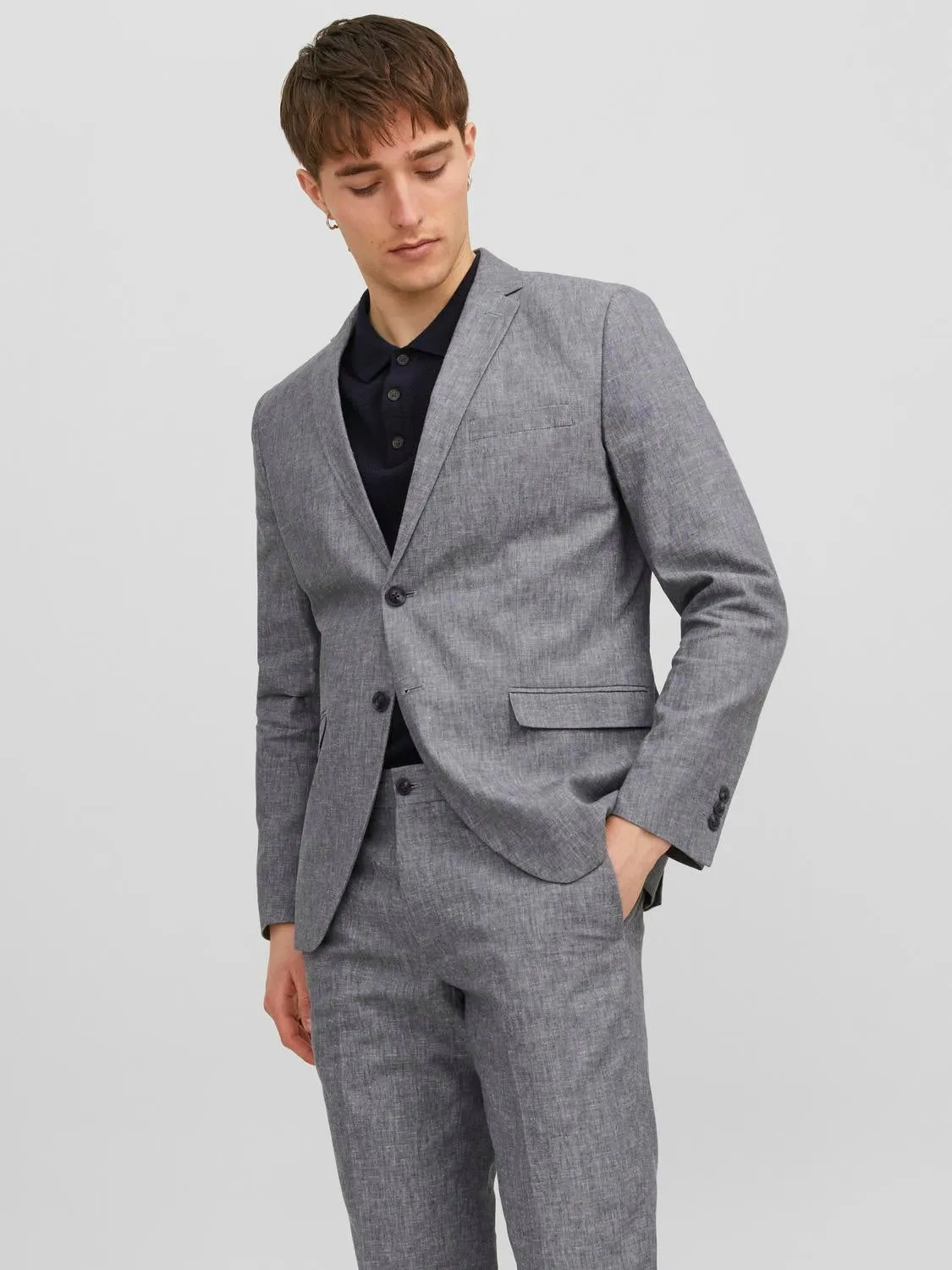 JPRRIVIERA Blazers Corte slim | Gris claro | Jack & Jones®