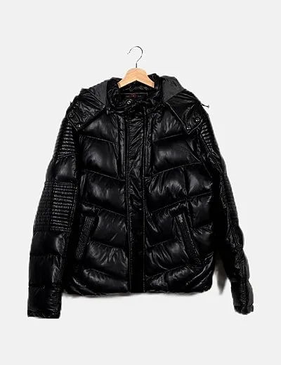 Koroshi Chaqueta negra acolchada