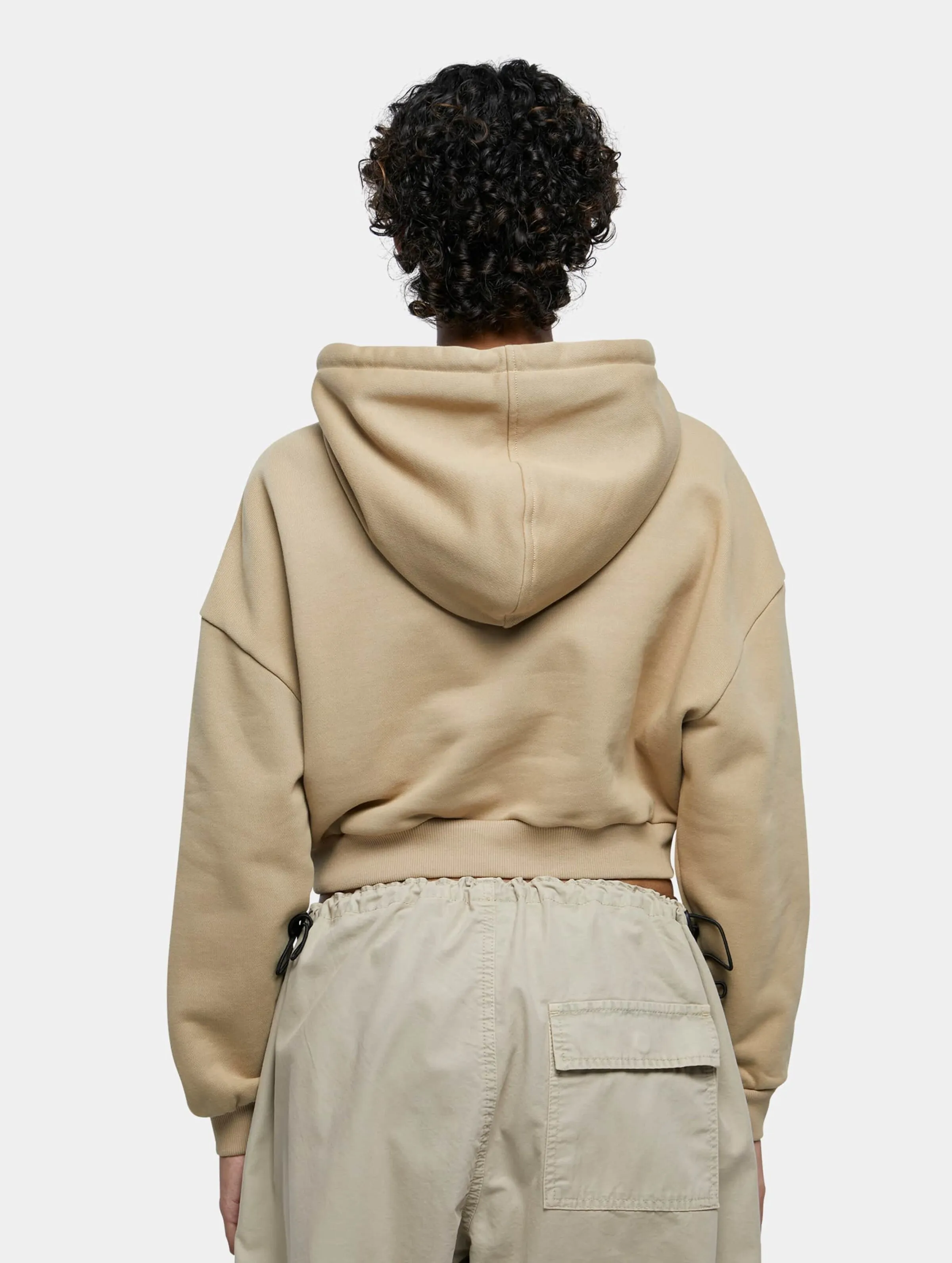 Ladies Cropped Heavy Hoody