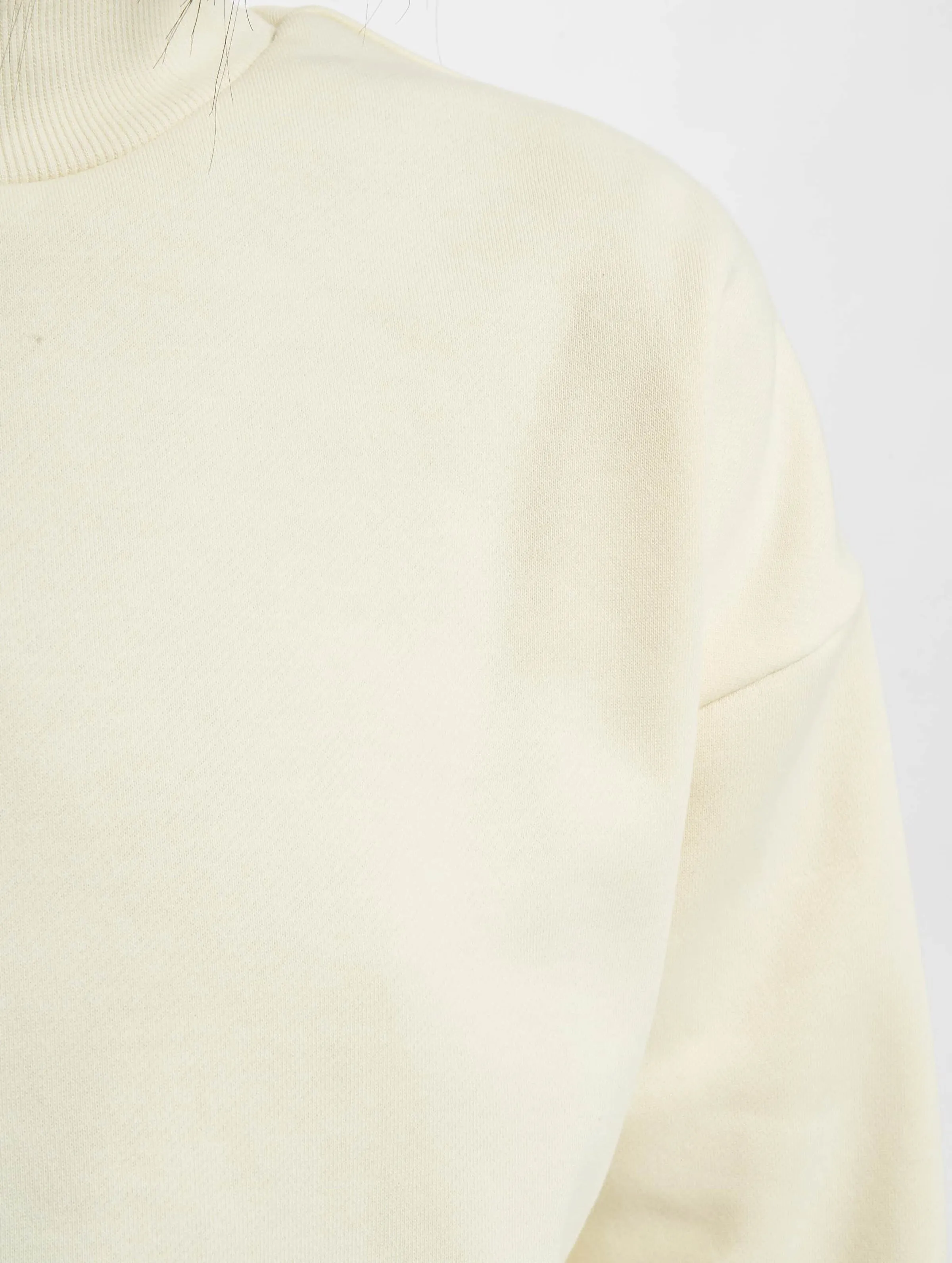 Ladies Cropped Oversized High Neck 