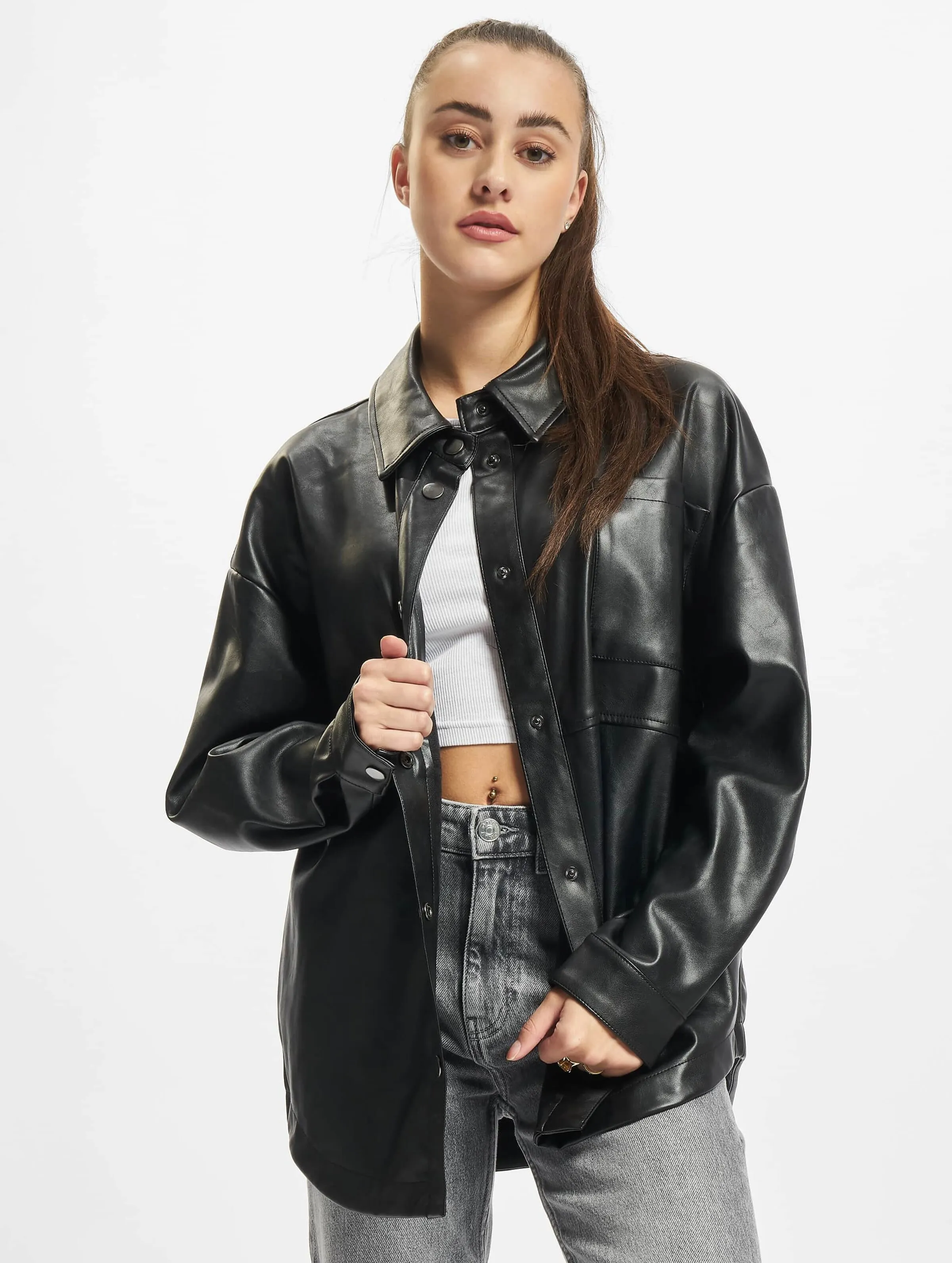 Ladies Faux Leather 
