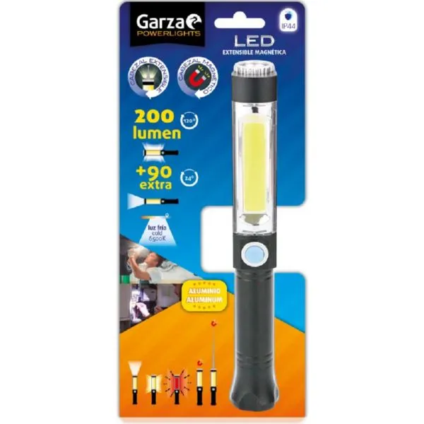 LINTERNA LED LUZ FRIA garza