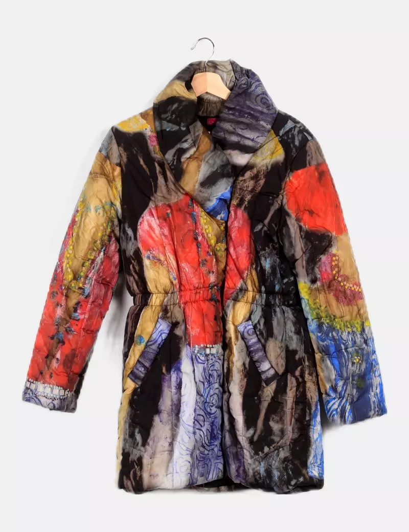 Louise Della Abrigo multicolor estampado