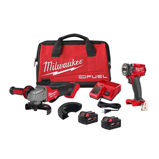 M18 FUEL™ COMPACT IMPACT WRENCH AND GRINDER 2TOOL COMBO KIT