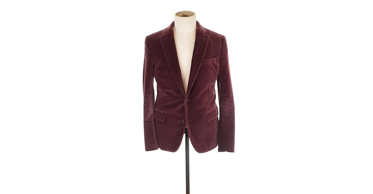 Maison Martin Margiela Chaqueta de terciopelo Castaño 