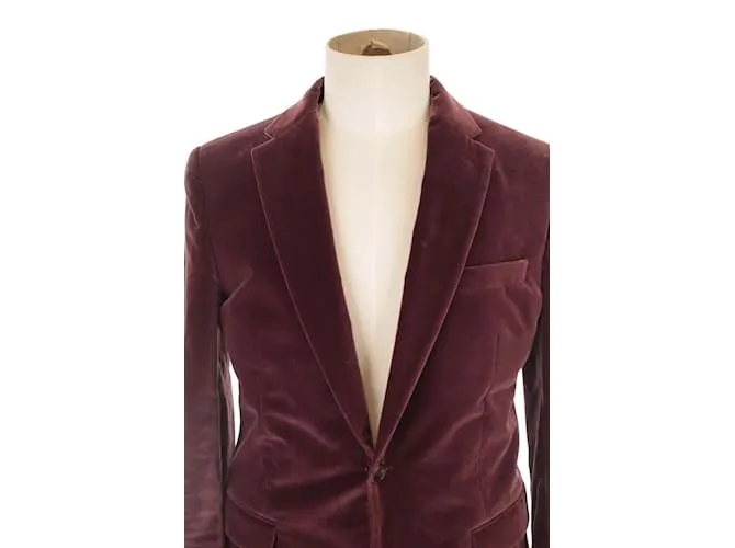 Maison Martin Margiela Chaqueta de terciopelo Castaño 