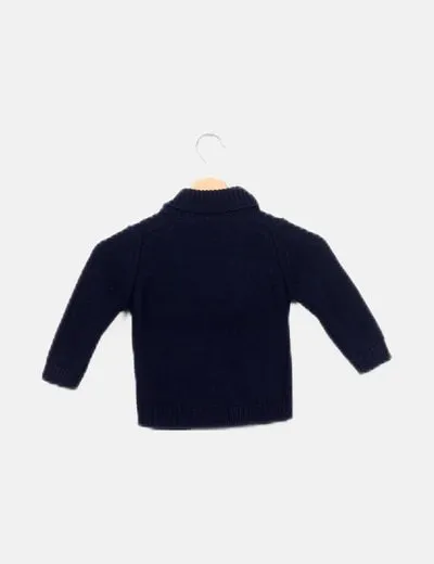 Mayoral Chaqueta punto azul marino