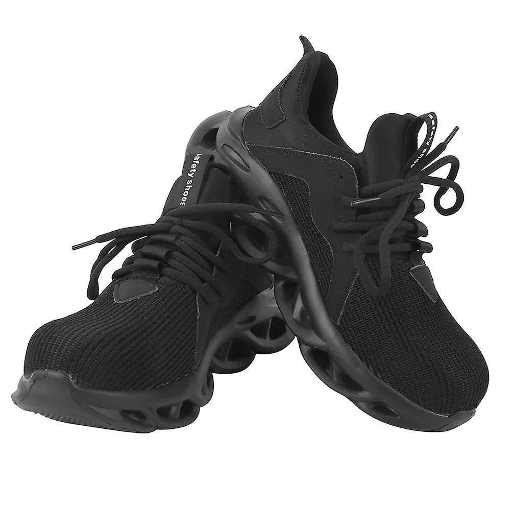 Men Labor Protection Shoes Steel Toe Breathable Antiknock Punctureproof Safety Work Footwear(42 )