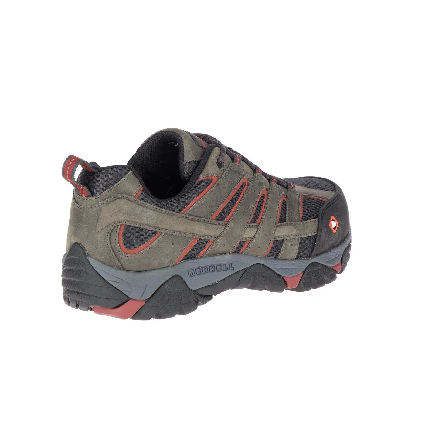 MOAB VERTEX VENT MEN'S COMPOSITETOE WORK SHOES PEWTER