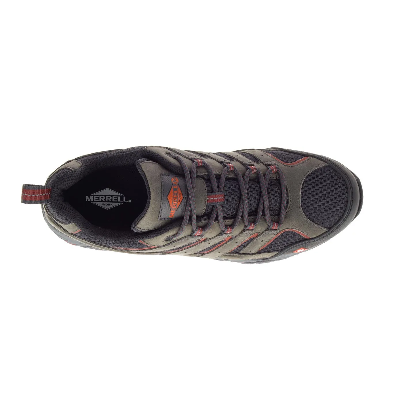 MOAB VERTEX VENT MEN'S COMPOSITETOE WORK SHOES PEWTER