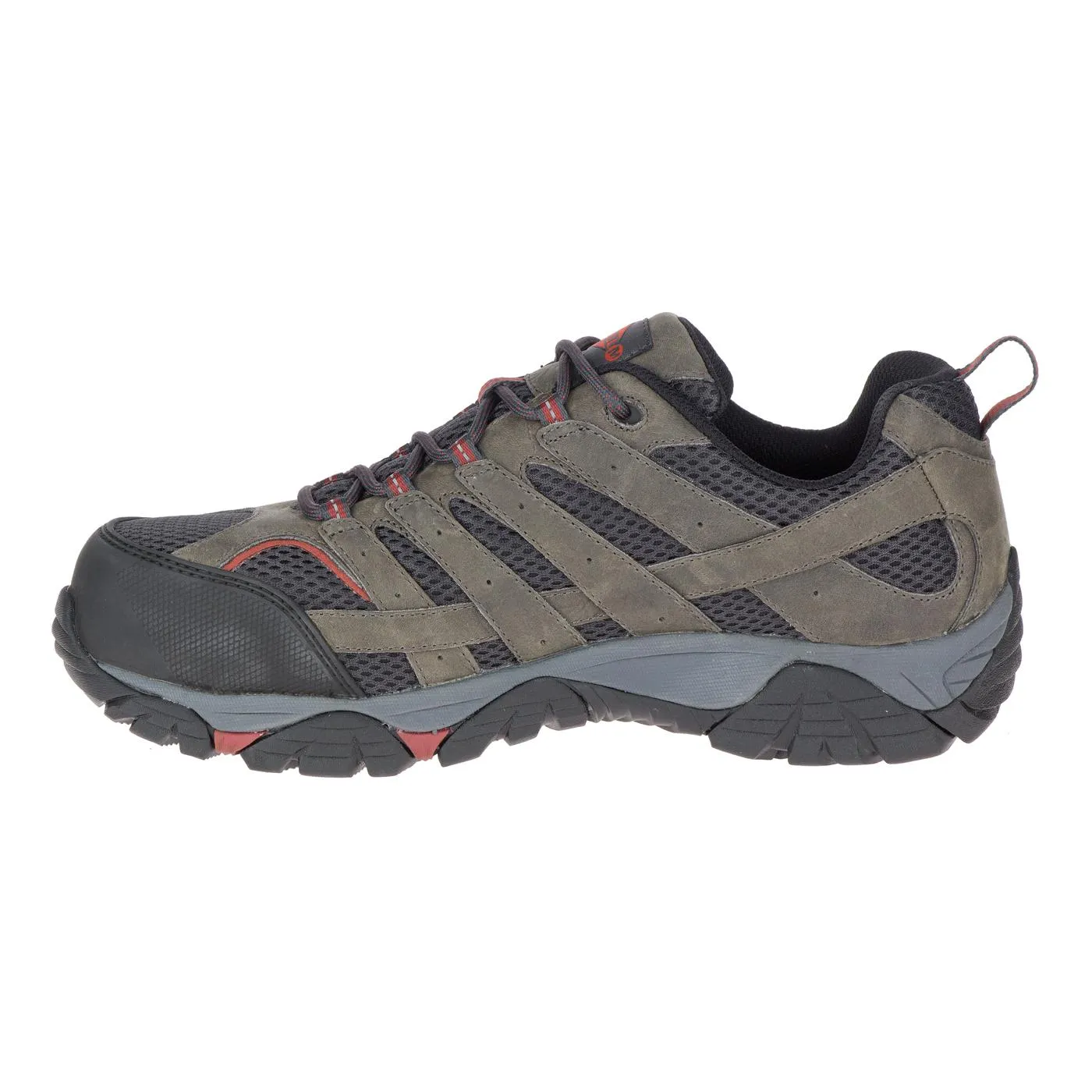 MOAB VERTEX VENT MEN'S COMPOSITETOE WORK SHOES PEWTER