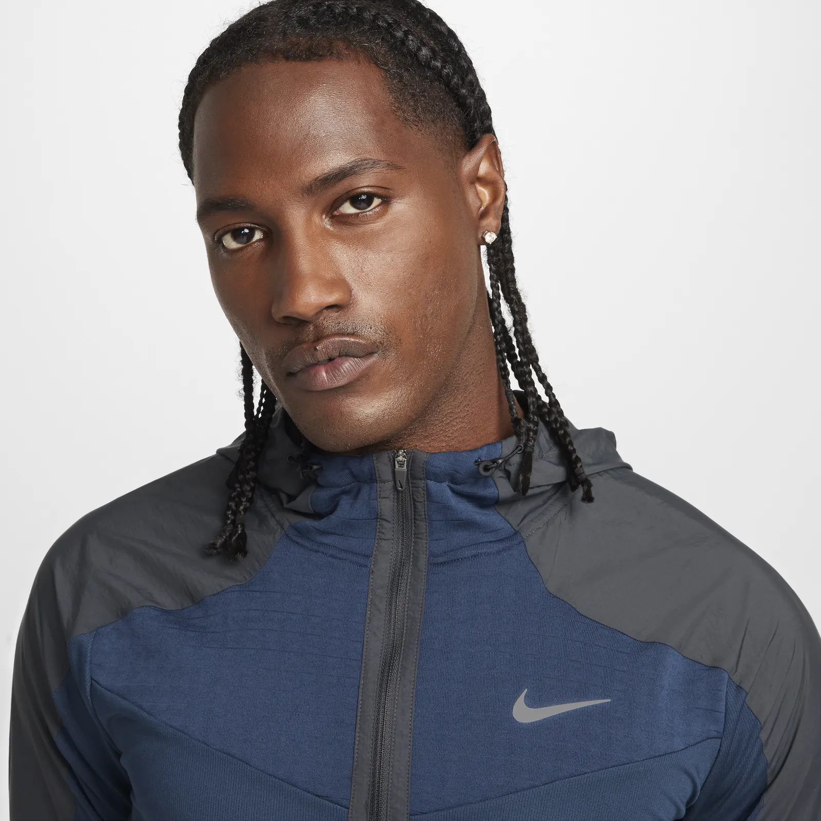 NIKE LONG SLEEVE RUNNING TSHIRT BLUE