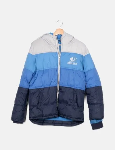 NoName Chaqueta azul acolchada