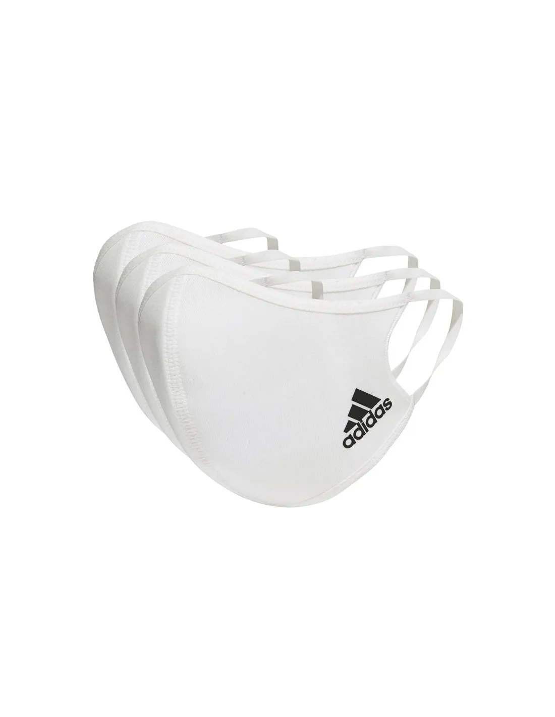 Pack de 3 Mascarillas adidas talla M/L Blanco